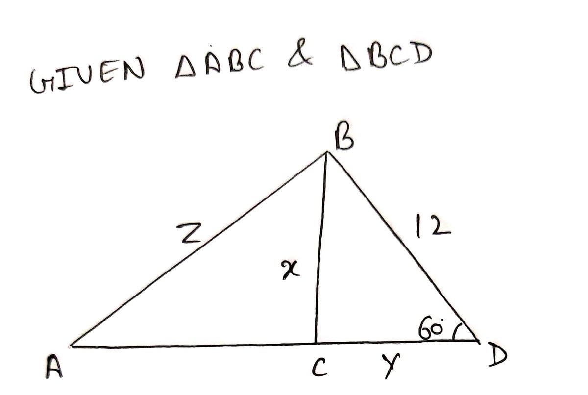 Geometry homework question answer, step 1, image 1